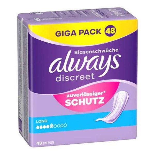always Discreet Inkontinenz Long Gigapack 48 Stück 1 St