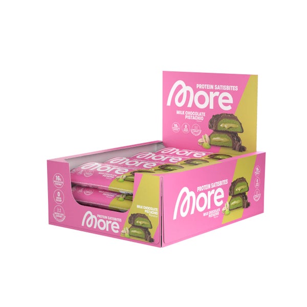 More Nutrition Protein Satisbites - Milk Chocolate Pistachio 0.55 kg