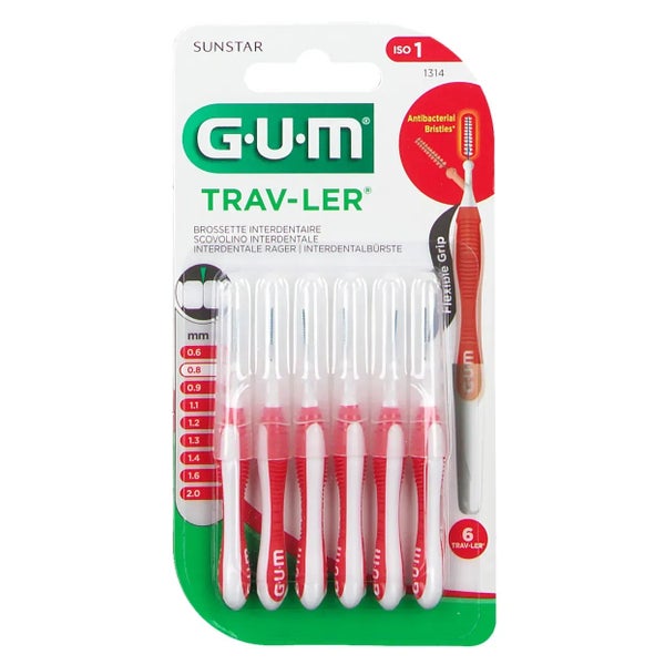 GUM Trav-Ler Interdentalbürsten 0,8 mm