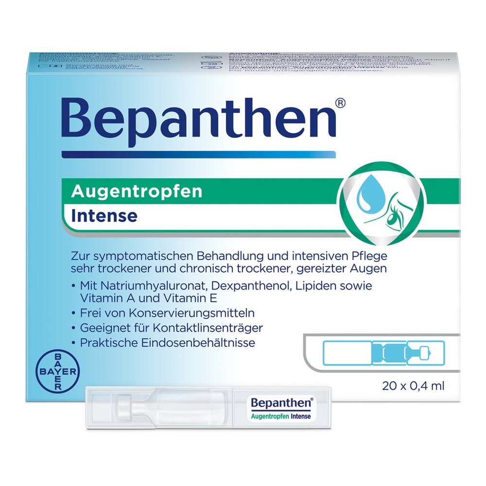 Bepanthen Augentropfen Intense 20X0,4 ml