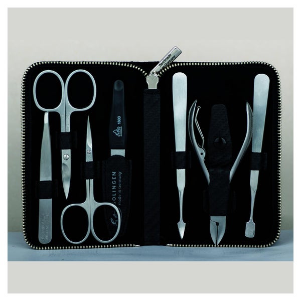 Erbe, Reißverschluss-Etui Carbon, rostfrei