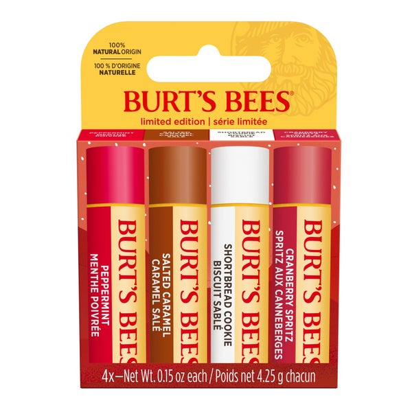 Burt's Bees Lip Balm Edition Festive 4er Pack 17 g
