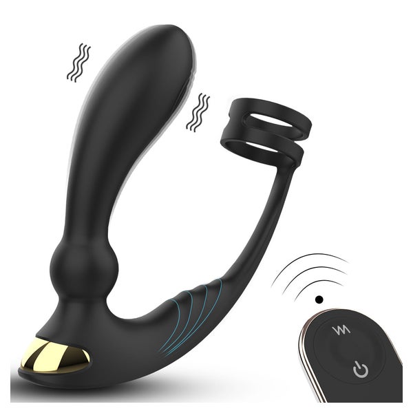 Strong Feel -Prostatavibrator mit Penisring 1 St