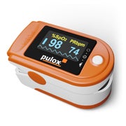 Produktabbildung: Pulox PO-200 Solo - Finger-Pulsoximeter - Orange 1 St