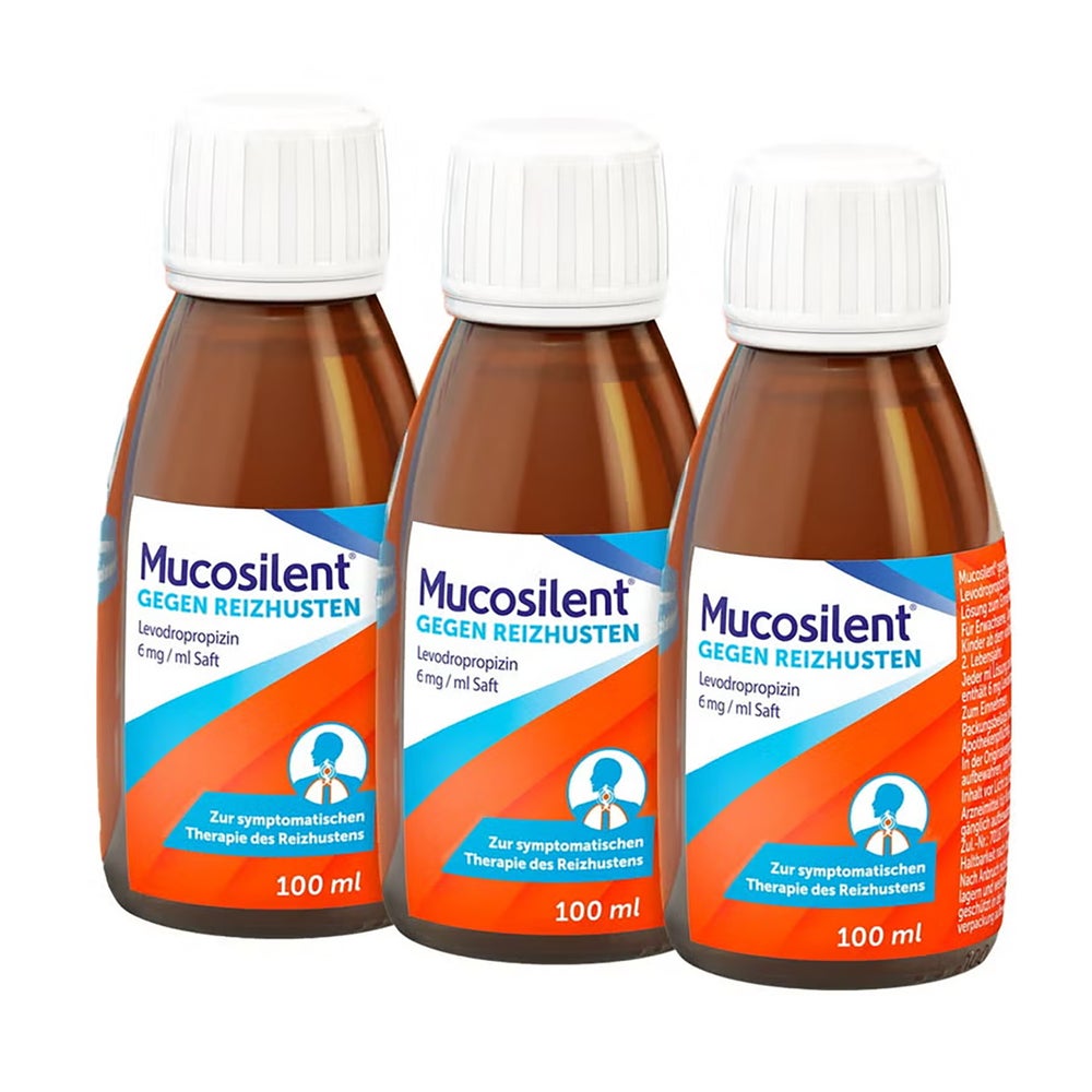 Mucosilent gegen Reizhusten 3X100 ml