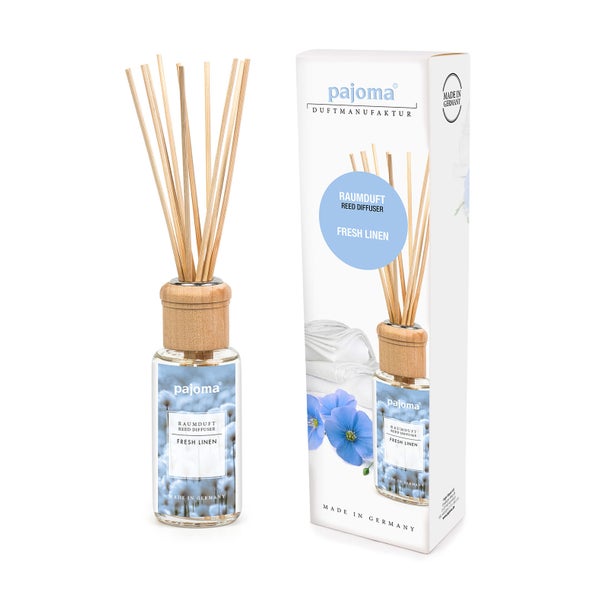 pajoma® Raumduft 100 ml inkl. Duftstäbchen, Fresh Linen 100 ml