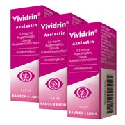 Vividrin Azelastin Augentropfen Dreierp 3X6 ml