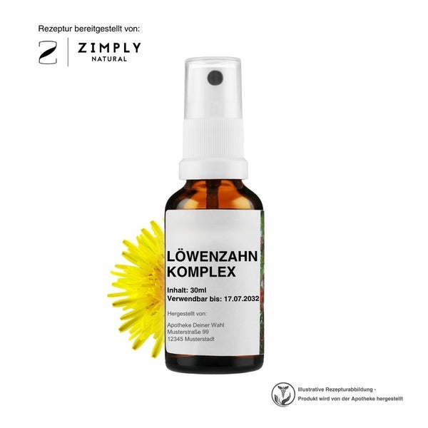 Zimply Natural LÖWENZAHN KOMPLEX  - Pflanzbasierte Rezeptur 30 ml