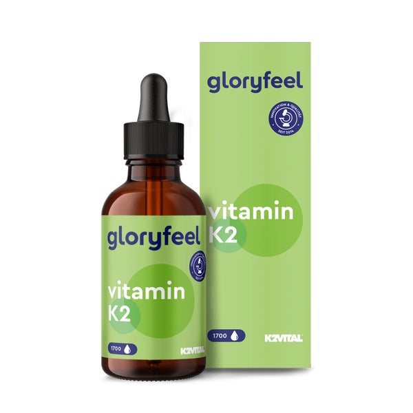 gloryfeel® Vitamin K2 Tropfen Nature - 200 µg 50 ml