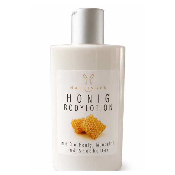 Haslinger Honig Bodylotion mit Bio-Honig Mandelöl und Sheabutter 200 ml