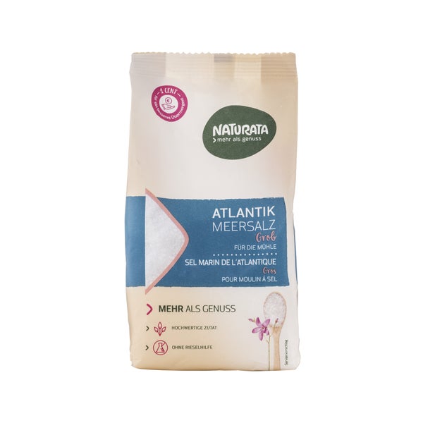 Naturata Bio Atlantik Meersalz Grob für die Mühle 500 g 500 g
