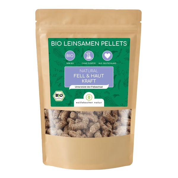 Wolfsbacher Natur Bio Leinsamen Pellets 1500 g