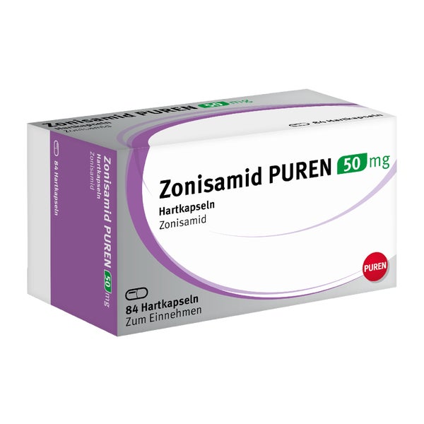 Zonisamid Puren 50 Mg Hartkapseln 84 St
