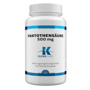 Produktabbildung: PantothensÄure B5 500 Mg Klean Labs Kapseln 100 St
