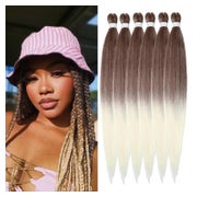 Braiding Hair Pre Stretched 20 Inch 50.8cm-20 Zoll (6er pack 1 St