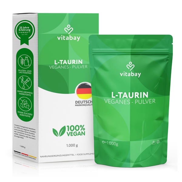 Vitabay Taurin Pulver 6000 mg 1000 g