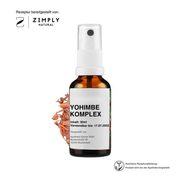 Zimply Natural YOHIMBE KOMPLEX - Pflanzbasierte Rezeptur 30 ml