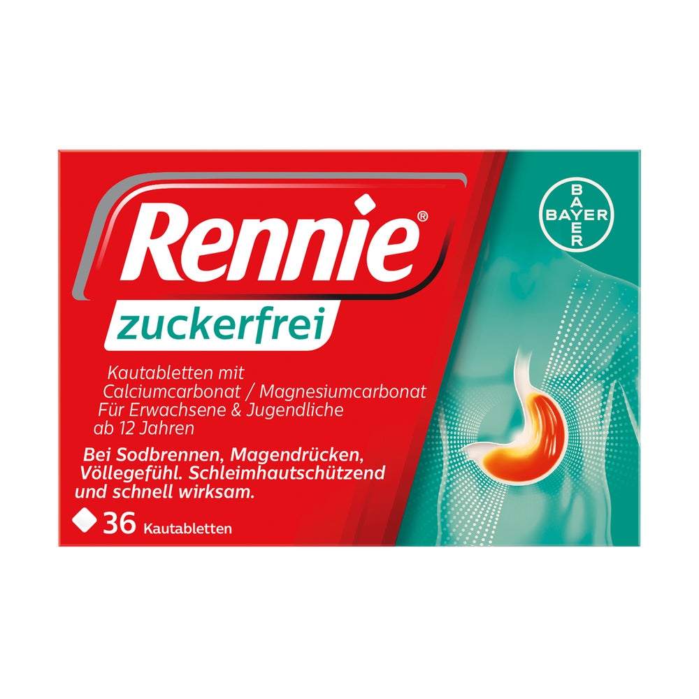 Rennie Zuckerfrei Kautabletten 36 St