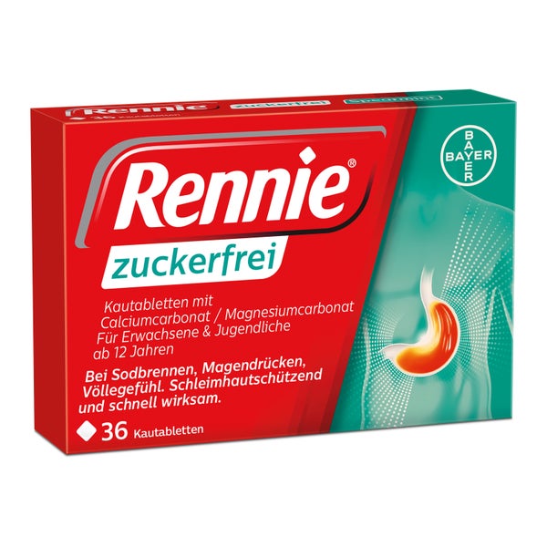 Rennie Zuckerfrei Kautabletten 36 St