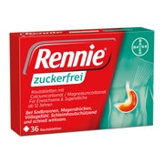 Produktabbildung: Rennie Zuckerfrei Kautabletten 36 St