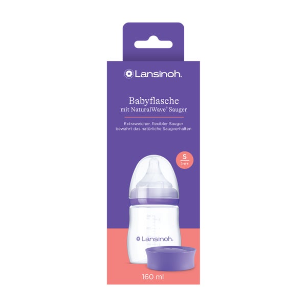 Lansinoh Babyflasche&naturalwave Sauger S 160ml 1 St
