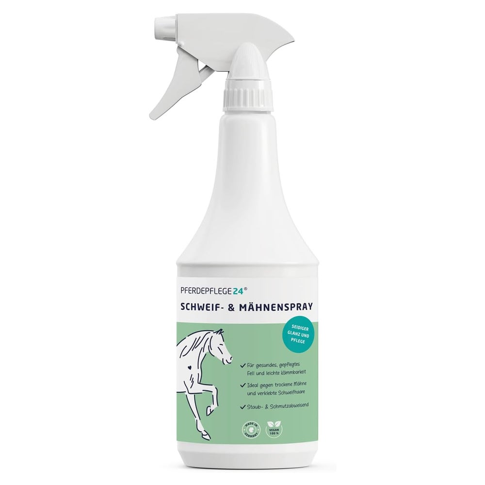 PFERDEPFLEGE24 Mähnenspray & Schweifspray Pferd 1000 ml
