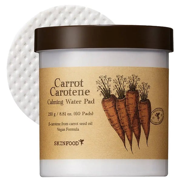 SKINFOOD Karotten-Carotin Beruhigendes Wasser-Pad 60 St