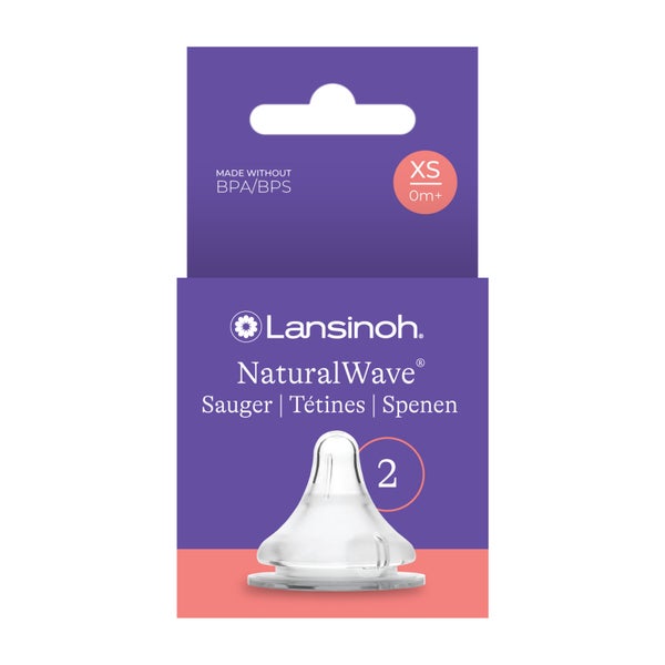 Lansinoh Naturalwave Sauger Xs 2 St