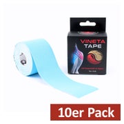VINETAMED - Vineta Tape Magnesium-Ingwer/hellblau 10 St