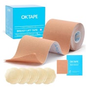 OK TAPE Klebe BH Push Up, rückenfrei, trägerlos, unsichtbar, inkl