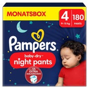 Pampers Night Windeln Pants Größe 4 (9kg-15kg) Baby-Dry 180 St
