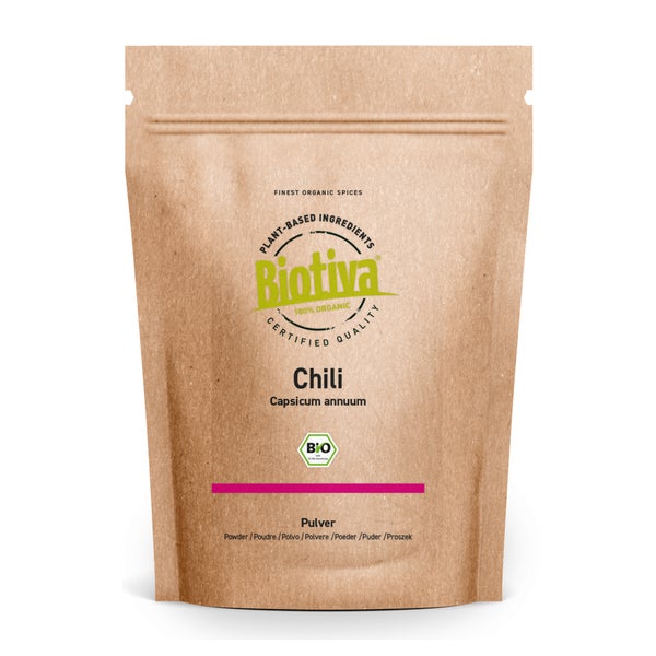 Biotiva Chili Cayennepfeffer gemahlen Bio 100 g