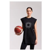 OLIVIA KLEID DAMEN - 100% BAUMWOLLE MIT SONNEN-PRINT ONAMASTE 1 St