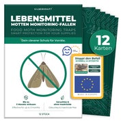 Silberkraft Lebensmittelmottenfallen 12 Fallen 12 St