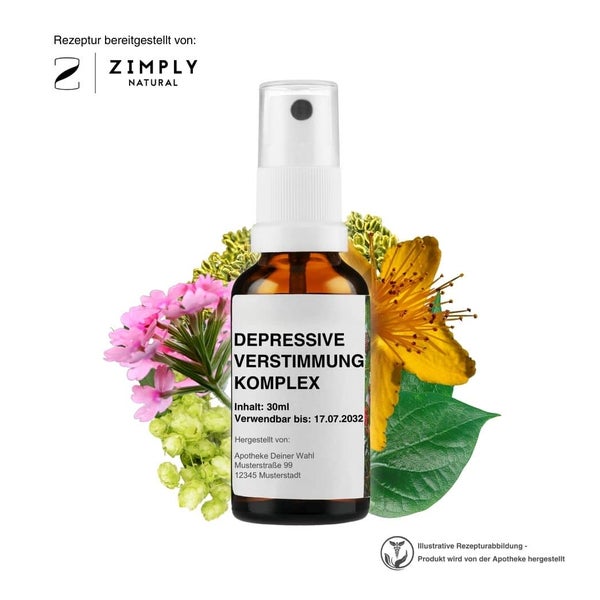 Zimply Natural DEPRESSIVE VERSTIMMUNG KOMPLEX - Pflanzbasierte Rezeptur 30 ml