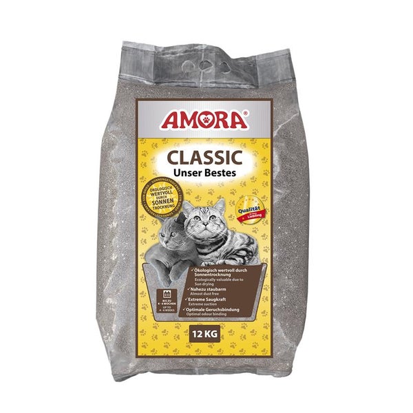 AMORA Katzenstreu Classic unser Bestes 12 kg