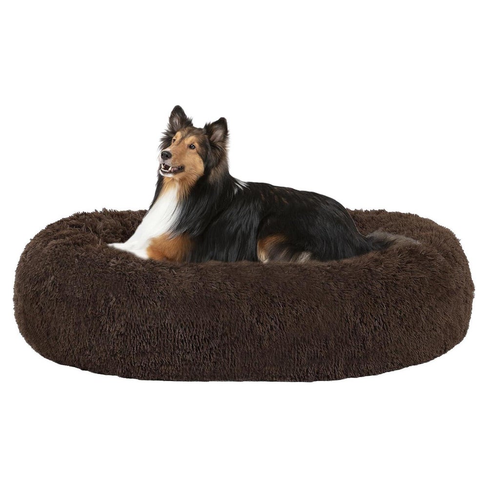 Hundebett orthopädisches rund Donut L 80 x B 80 x H 20 cm Br 1 St