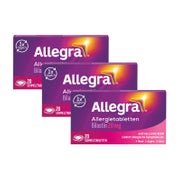 Produktabbildung: Allegra® Allergie-Schmelztabletten Dreierpack 3X20 St