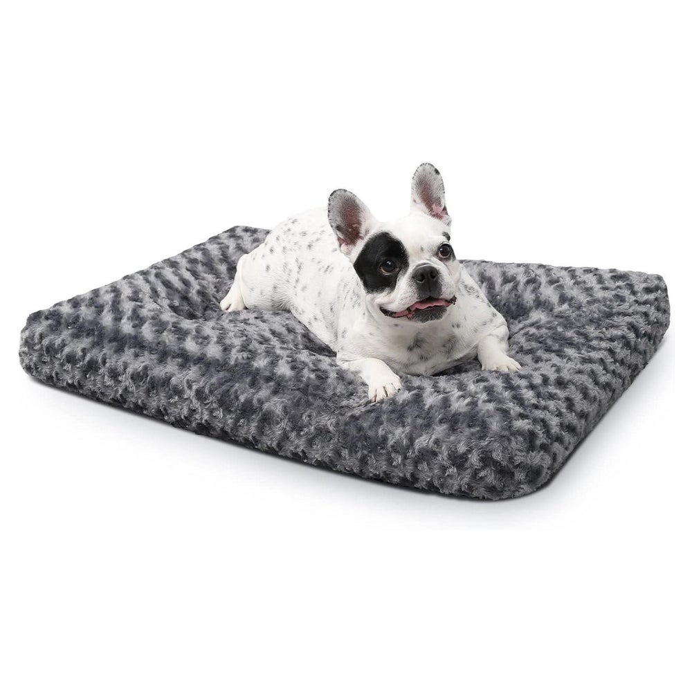 Hundebett waschbar rutschfest Dunkelgrau L 75 x B 52 x H 7 c 1 St
