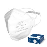 Produktabbildung: 10x FFP3 JIFA Atemschutzmaske 10 St