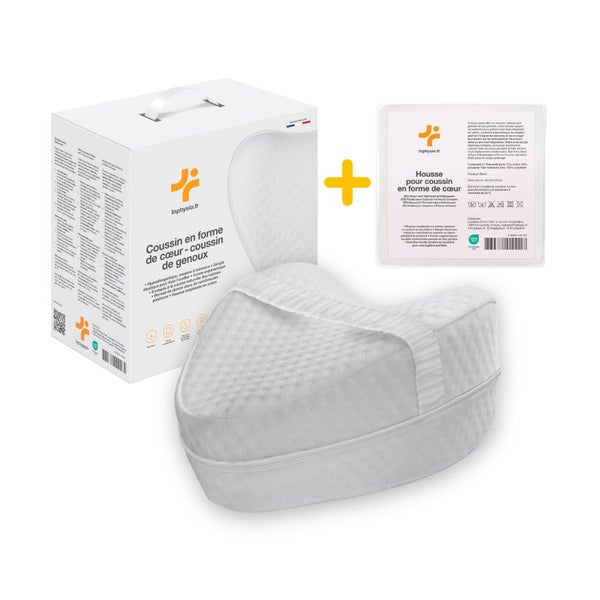 INPHYSIO Set Ergonomisches Herzkissen mit zusätzlichem 1 St