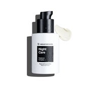 Night Care – 50ml Feuchtigkeitscreme – Nachtcreme mit Hyaluron, Glycerin, wertvollen Lipiden und Ceramiden – 100% Naturkosmetik – Regeneration, Anti Aging, Feuchtigkeit, Parfümfrei  ml