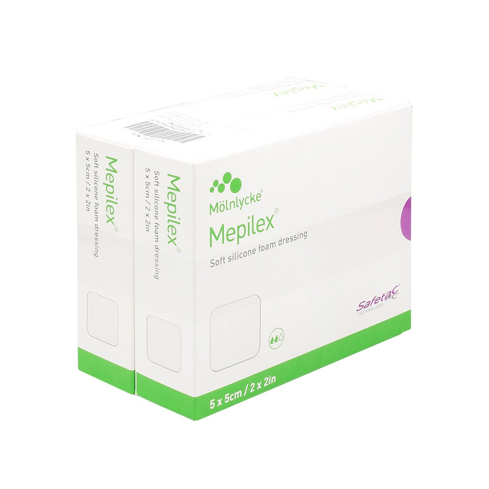 Mepilex 5x5 cm Schaumverband 10 St