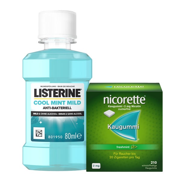 NICORETTE Freshmint & Listerine 1 Set