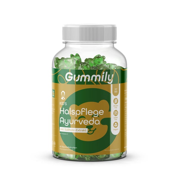 Kinder Ayurveda Pflanzenextrakte mit Süßholz & Tulsi 60 St