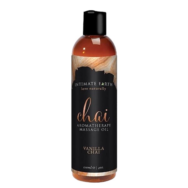 «Chai» 120 ml - Veganes Massageöl mit Vanilla Chai-Duft (0.12 l) 120 ml