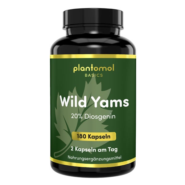 plantomol® - Wild Yams Kapseln - 880mg Yamswurzel pro Tag