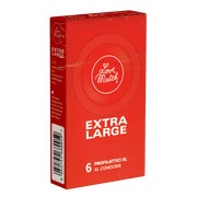 Extra Large – 6 breite Kondome, 57 mm zylindrisch, Silikonöl (6 Kondome) 6 St