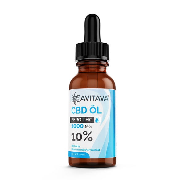 ZERO 10% CBD Öl THC-freies hochaktives CBD Öl 10 ml