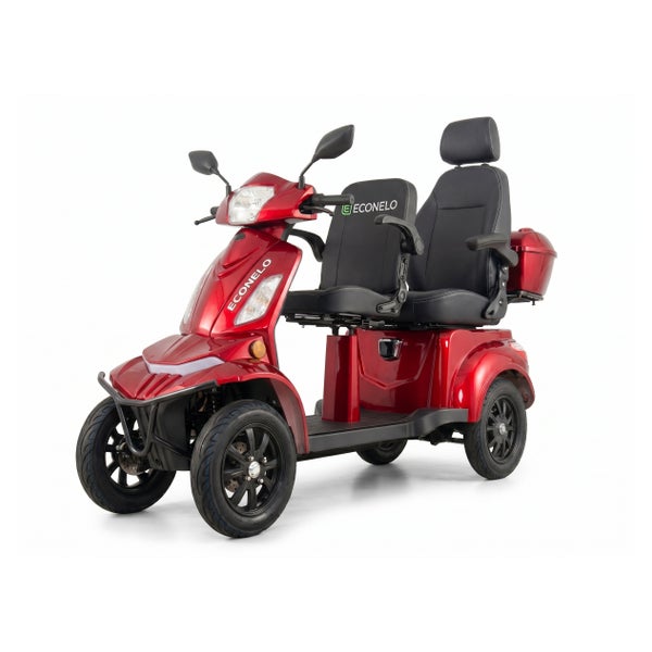 E-Seniorenmobil Vista Quarter-1L, Lithium-Akku, 4-Rad, 1000W, Komfort-Sitz, Rot 1 St